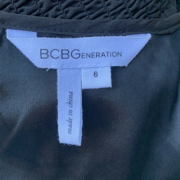 BCBG Generation Women Dress Size 6 Black Sleeveles - Picture 7 of 8